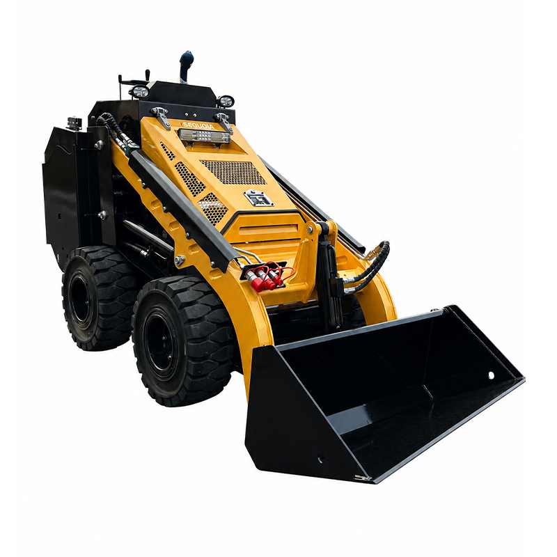 HSS-480-S (колёсный мини-погрузчик с бортовым поворотом и площадкой для оператора стоя · версия с трёхцилиндровым дизелем жидкостного охлаждения Yanmar / Kubota)