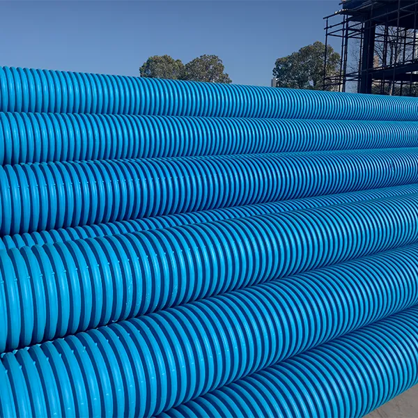 Двухслойные гофрированные трубы из модифицирова...