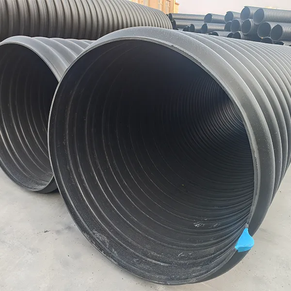 Новые спиральные гофрированные трубы из полиэтилена (ПЭ), армированные перфорированной стальной лентой