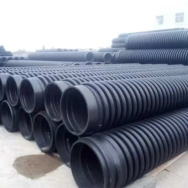 Спиральные гофрированные трубы из полиэтилена (ПЭ), армированные внутренним рёбрами жесткости