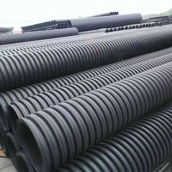 Спиральные гофрированные трубы из полиэтилена (ПЭ), армированные внутренним рёбрами жесткости