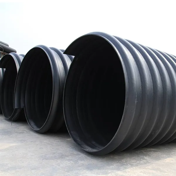 Спиральные гофрированные трубы из полиэтилена (ПЭ), армированные стальной лентой