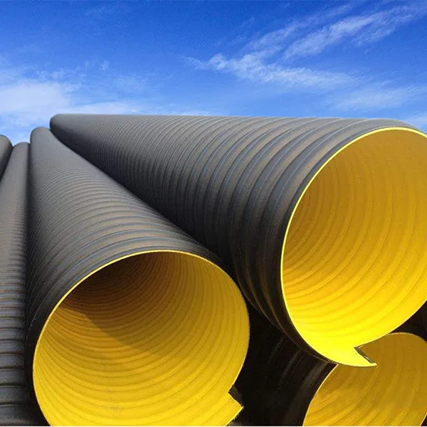 Спиральные гофрированные трубы из полиэтилена (ПЭ), армированные стальной лентой