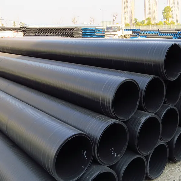 Трубы из полиэтилена со спиральной намоткой и структурированными стенками