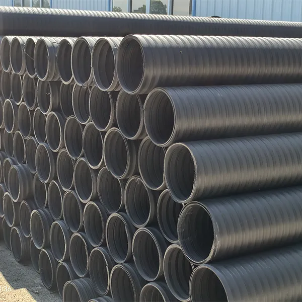 Трубы из полиэтилена со спиральной намоткой и структурированными стенками