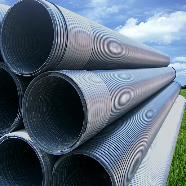 Трубы из полиэтилена со спиральной намоткой и структурированными стенками