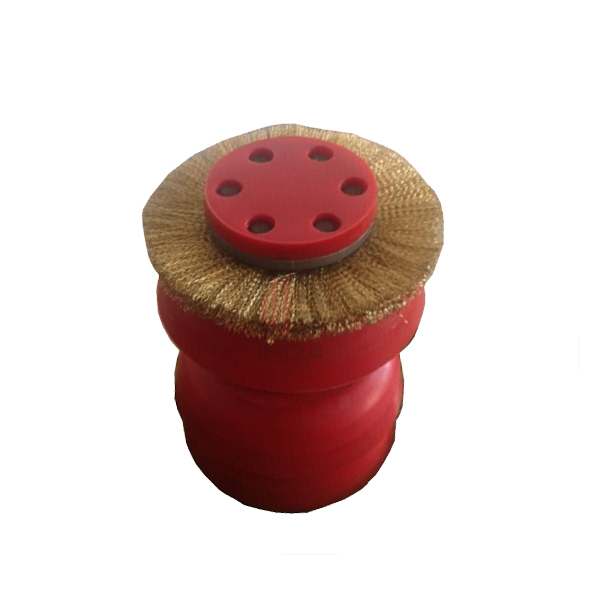 Полиуретановый пиг с металлической щёткой для трубопровода