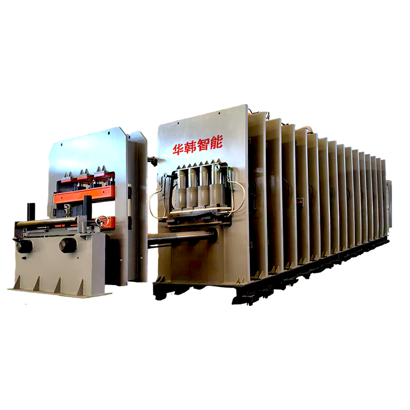 Вулканизационная машина с конвейерной лентой с нисходящим ходом