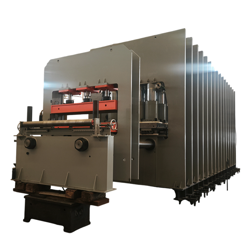 Вулканизационная машина с конвейерной лентой с нисходящим ходом