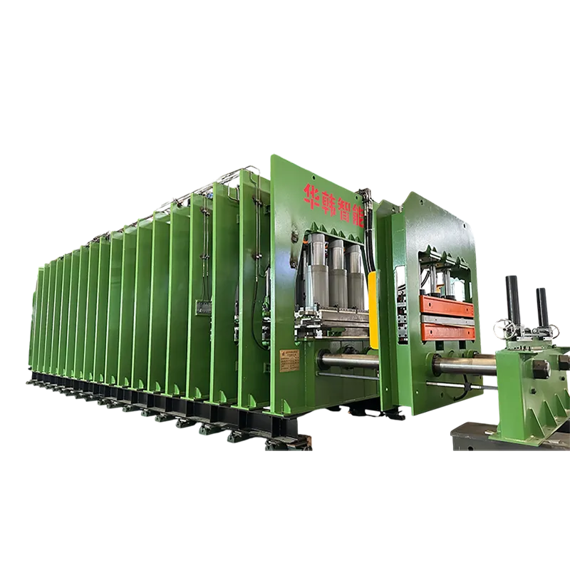 Многослойный пресс для вулканизации резины с нисходящим ходом