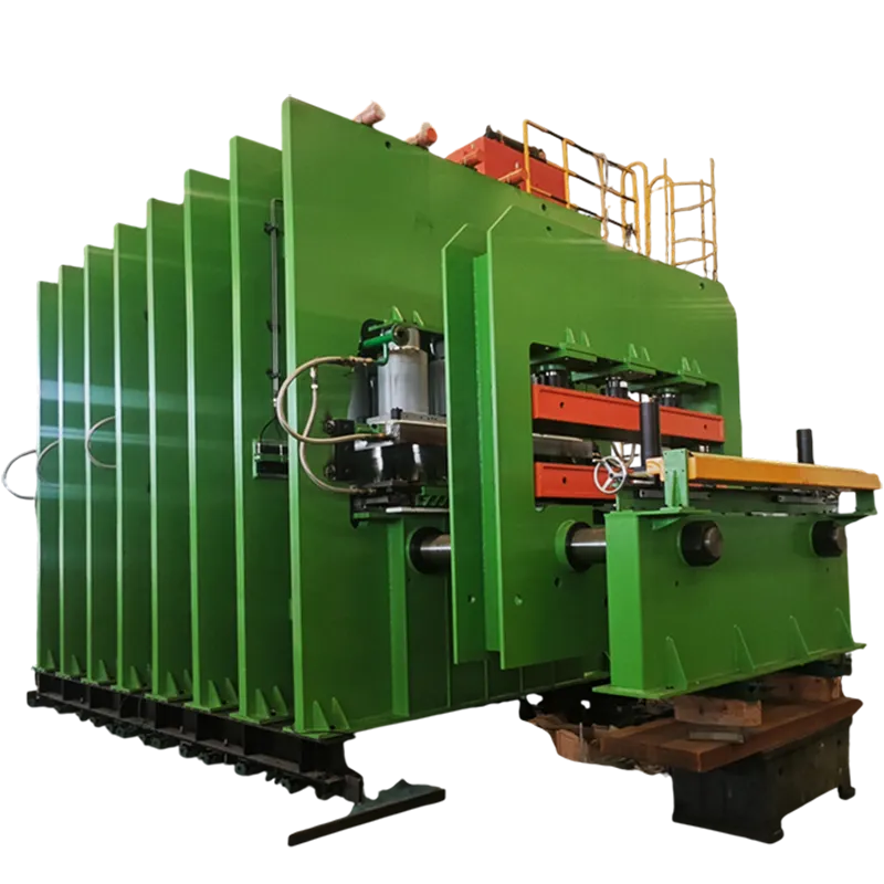 Многослойный пресс для вулканизации резины с нисходящим ходом