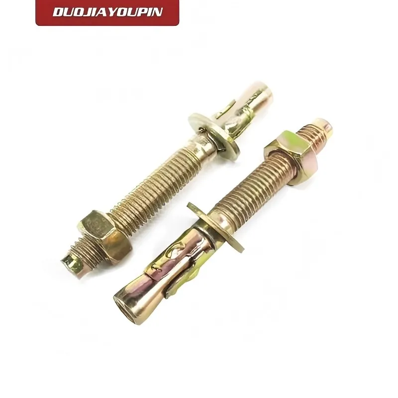 Клиновой анкер с шестигранной гайкой din934 и плоской шайбой din125, углеродистая сталь