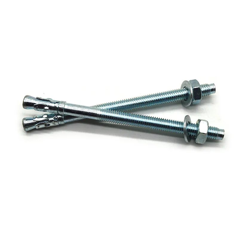 Клиновой анкер с шестигранной гайкой din934 и плоской шайбой din125, углеродистая сталь