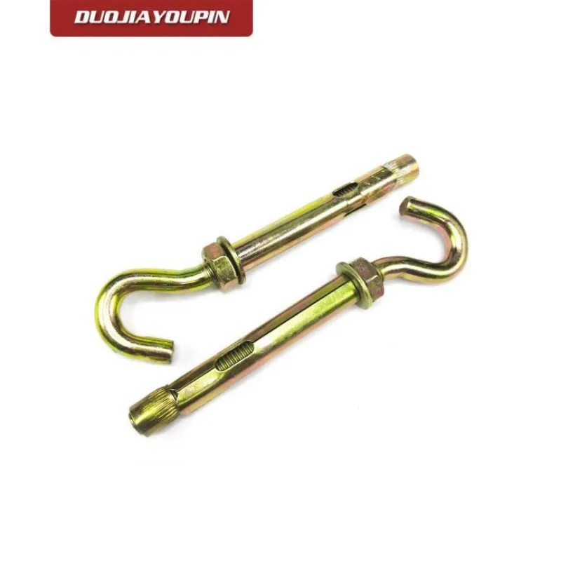 Крюк болт гильза анкер желтый цинк