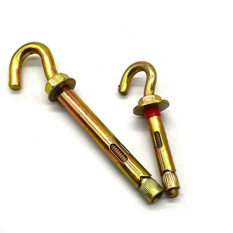 Крюк болт гильза анкер желтый цинк