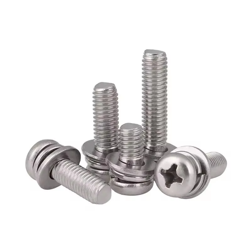 Комбинированные винты с крестообразной потайной головкой