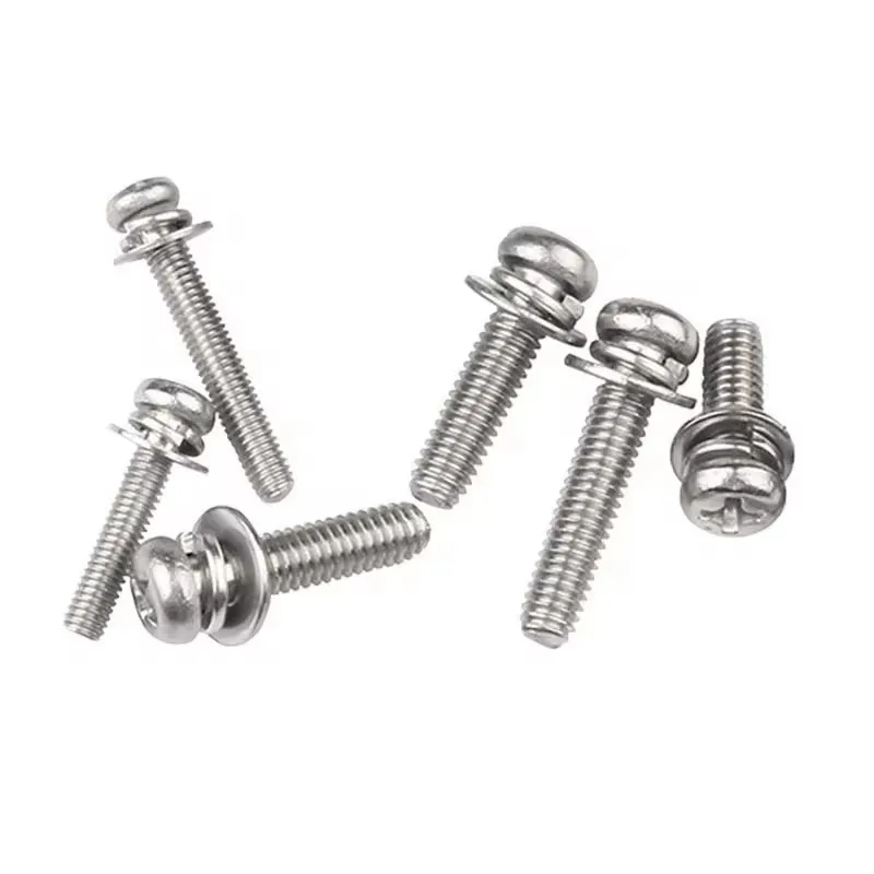 Комбинированные винты с крестообразной потайной головкой