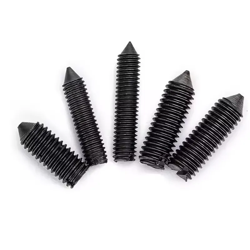 Винт крепления с заострением внутреннего шестиугольного конуса