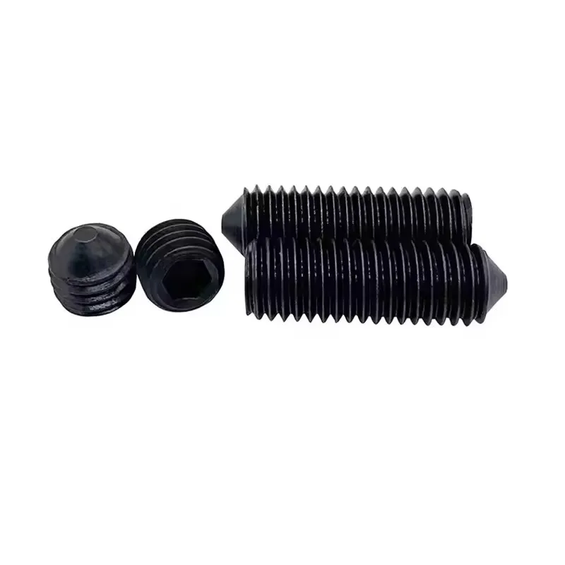 Винт крепления с заострением внутреннего шестиугольного конуса