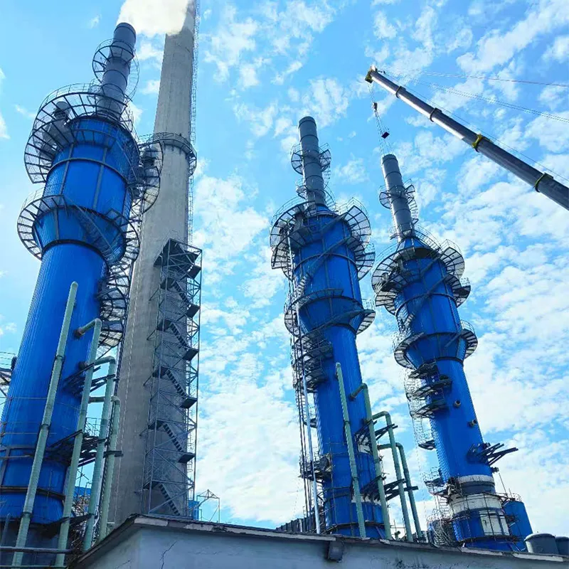 Высокоэффективная башня для обессеривания и удаления пыли