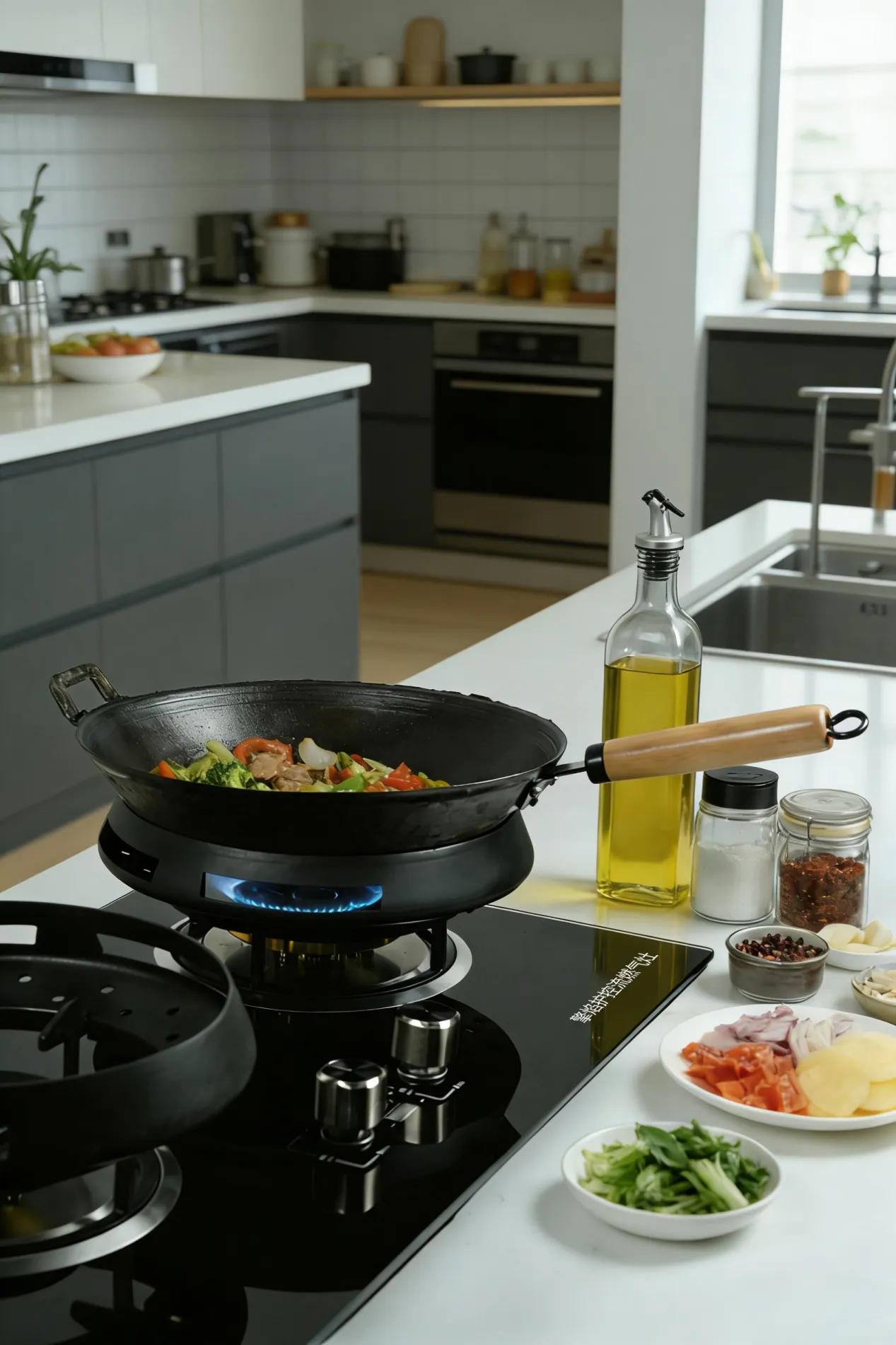 Благодаря системе управления «свободным» пламенем, газовая плита Гуйчжоу Вэньно Anengbao открывает новую парадигму энергосбережения и безопасности на кухне.