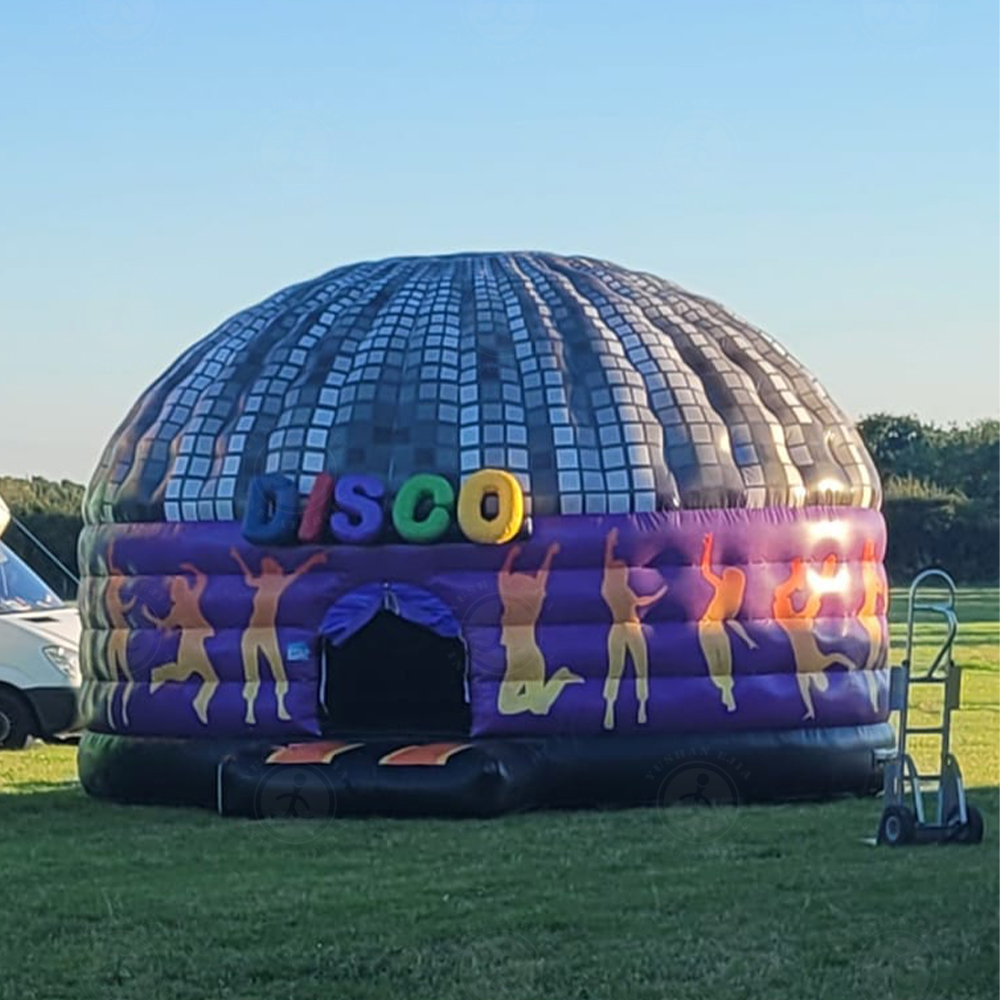 Надувной диско-купол DISCO — яркая надувная дискотека для праздников, вечеринок и мероприятий, размеры и принты под заказ!