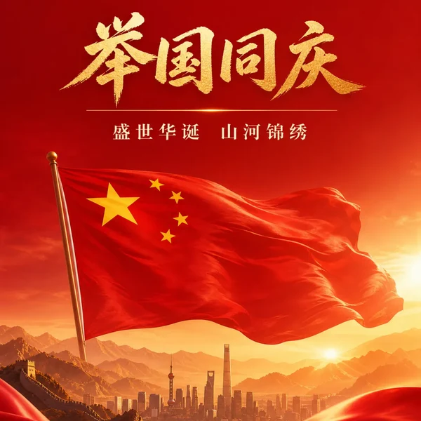 Красивые горы и реки, процветающая страна благодаря упорному труду｜Fuyang Electronics отмечает 77-ю годовщину основания Китайской Народной Республики