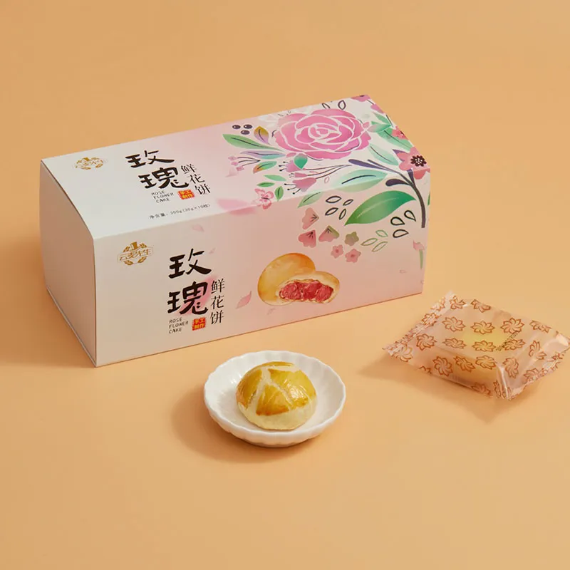 Классические свежие цветочные пирожные — 30 г × 10 шт. в коробке