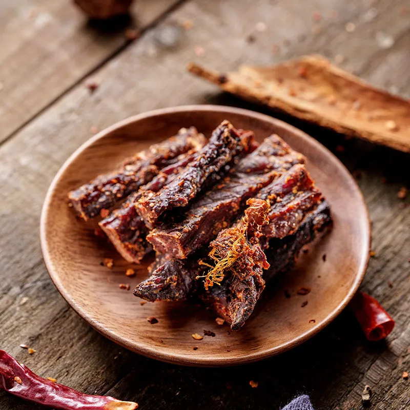 Вяленое тибетская говядина : на выбор два вкуса — оригинальный