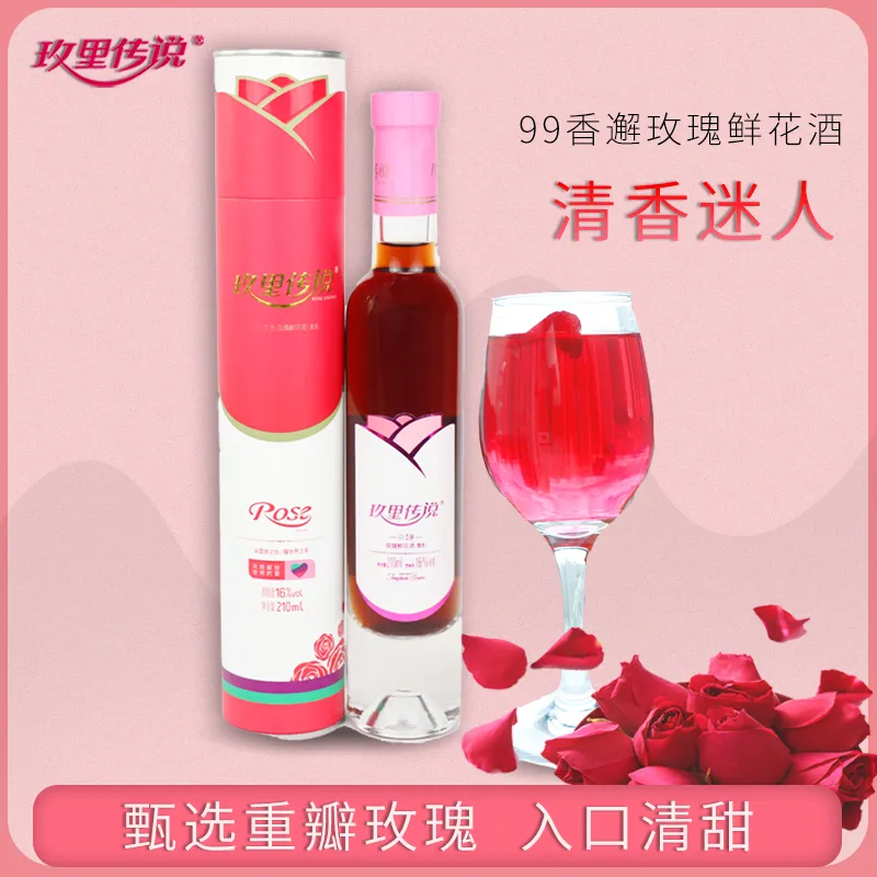 Ликер из свежих розовых цветов