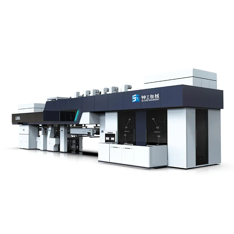 Шокирующий дебют!Цинчжоу Shengong серии LUNA – CI Спутниковая гибкая печатная машина, реконструированная печатная промышленность новый эталон