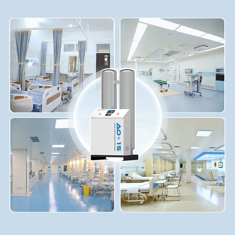 АО-15 [15 м³/ч] Крупногабаритный медицинский кислородный генератор с молекулярным ситом