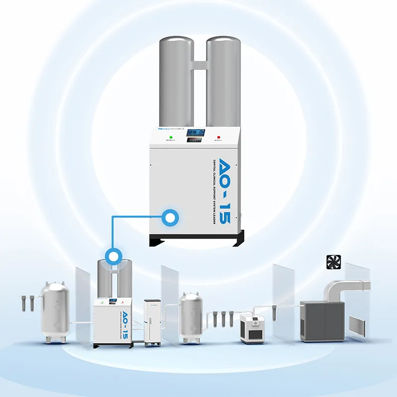 АО-15 [15 м³/ч] Крупногабаритный медицинский кислородный генератор с молекулярным ситом