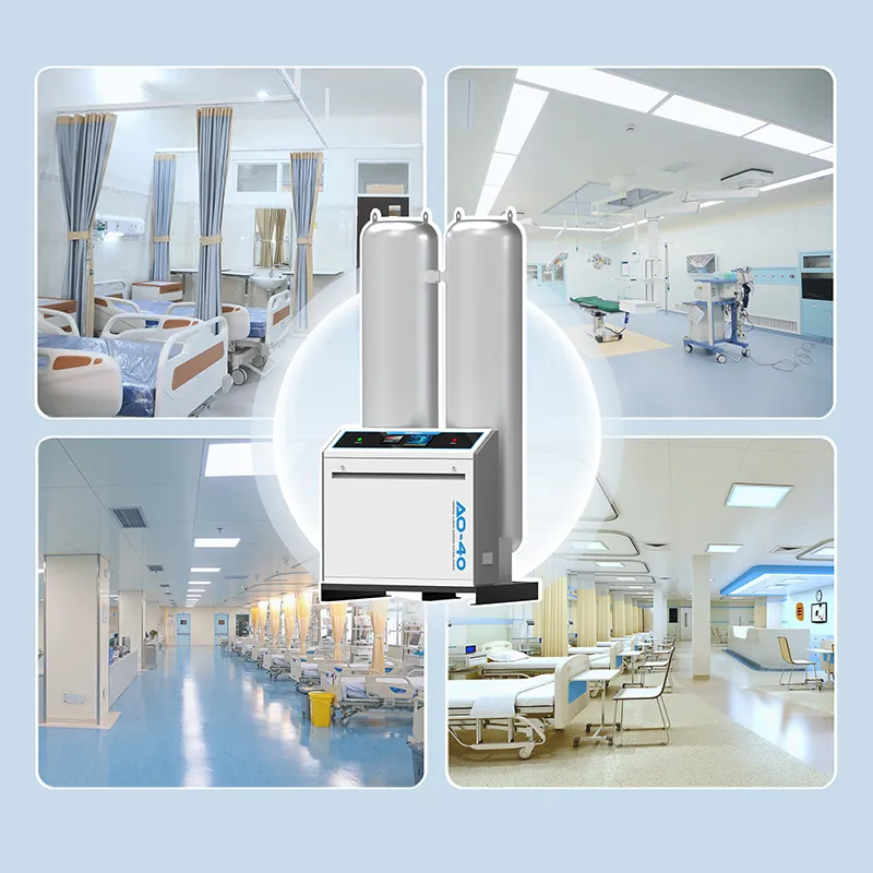 АО-40 [40 м³/ч] Крупногабаритный медицинский кислородный генератор с молекулярным ситом