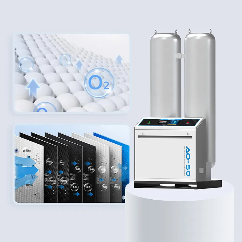 Система генерации кислорода для крупных медицинских центров