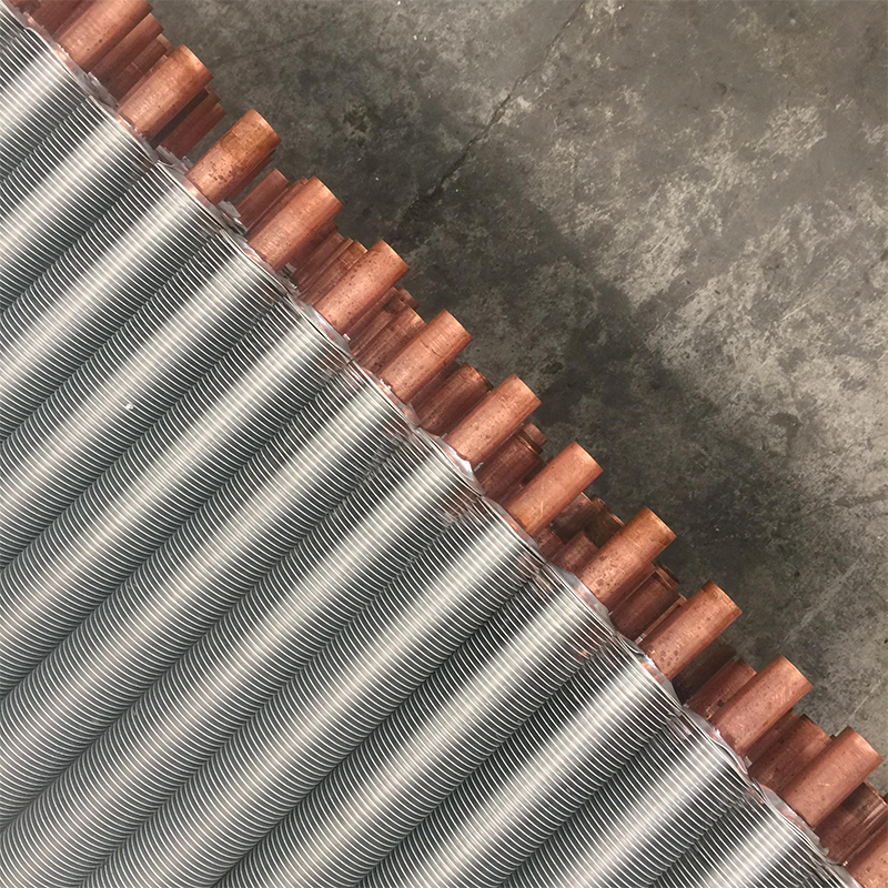 Биметаллическая оребренная труба медь-алюминий, теплообменная труба с алюминиевыми ребрами, высокоэффективная теплообменная труба на заказ для холодильной техники и систем отопления, вентиляции и кондиционирования