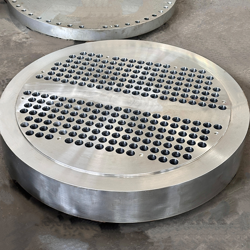 Композитная трубная решетка с наплавкой, изготовление на заказ из различных материалов, трубная решетка из нержавеющей стали и сплавов для теплообменников