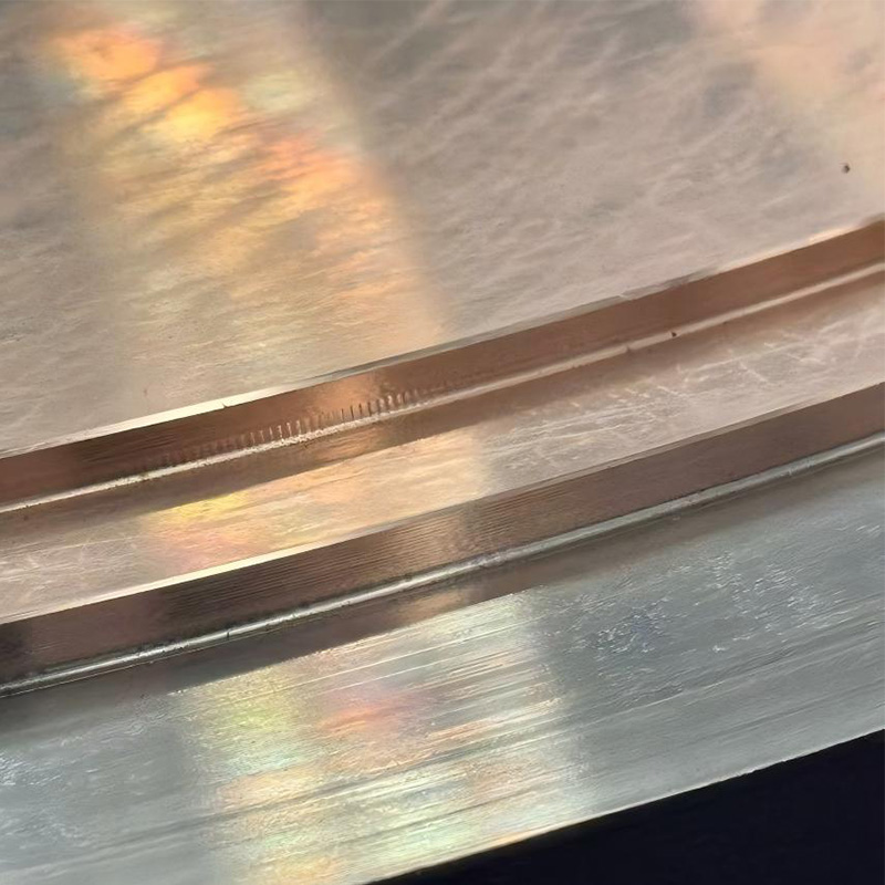 Композитная трубная решетка, углеродистая сталь / нержавеющая сталь с плакированием из медного сплава, изготовление на заказ для коррозионностойких высоконапорных теплообменников