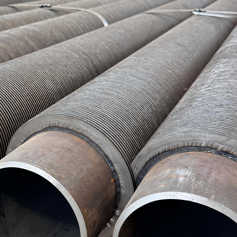 Оребренная труба с высокочастотной сваркой, высокоэффективная оребренная труба для теплообмена, теплообменная труба на заказ для промышленных теплообменников