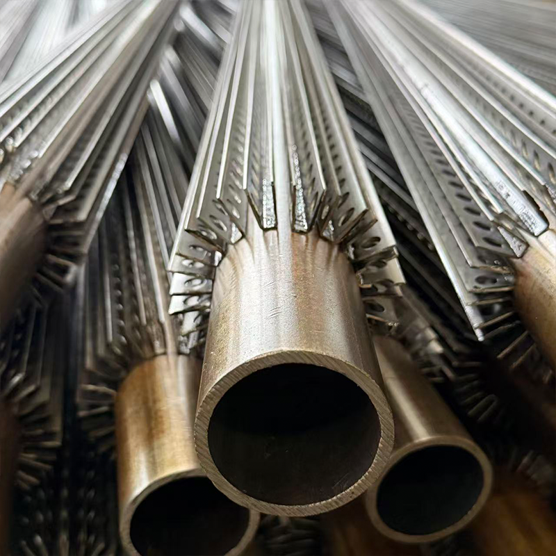 Оребренная труба с продольными ребрами U-образного типа, высокая эффективность теплообмена за счет турбулизации потока, специализированная труба на заказ для утилизации тепла котлов