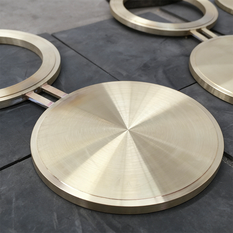 Поворотная заглушка из медно-никелевого сплава C70600, устойчивая к коррозии в морской воде, изготовление на заказ для изоляции трубопроводов