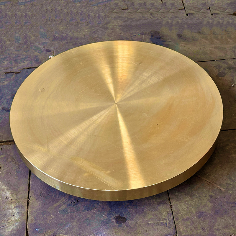 Поковки из медных сплавов ASME C37700 / C46400 / C71500, дисковая поковка из медного сплава, ковка на заказ с последующей механической обработкой