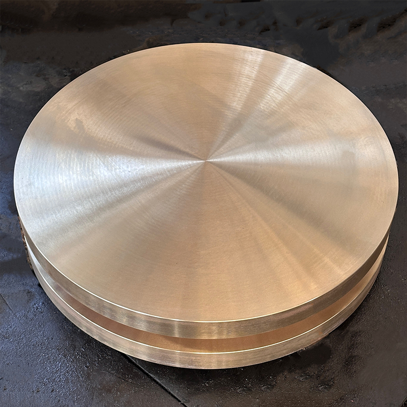 Поковки из медных сплавов ASME C37700 / C46400 / C71500, дисковая поковка из медного сплава, ковка на заказ с последующей механической обработкой