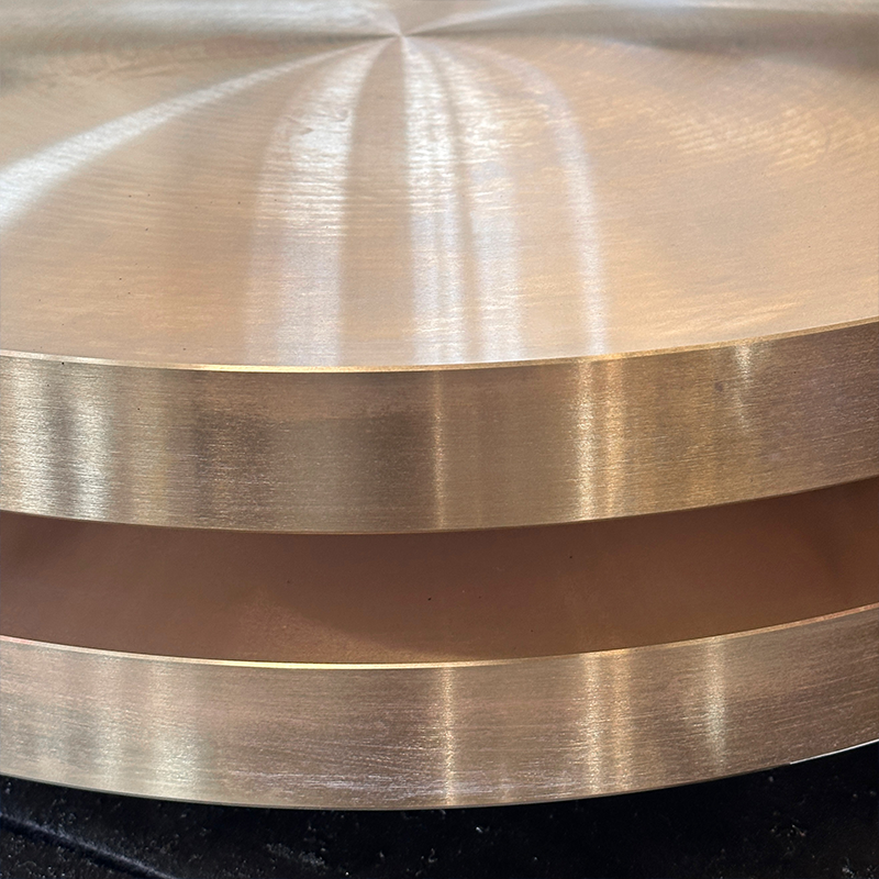 Поковки из медных сплавов ASME C37700 / C46400 / C71500, дисковая поковка из медного сплава, ковка на заказ с последующей механической обработкой