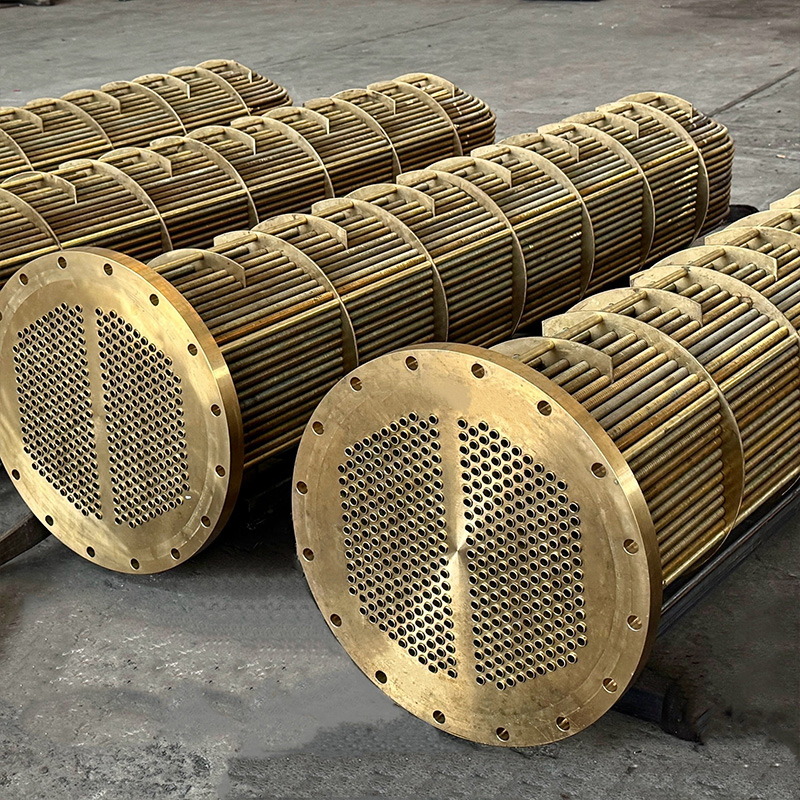 Пучок U-образных труб из морской латуни C46400, устойчивый к коррозии в морской воде, специализированное изготовление на заказ для судовых конденсаторов