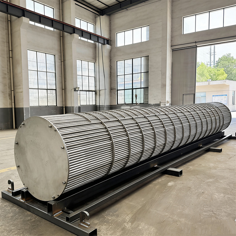 Пучок гофрированных труб из нержавеющей стали 316, высокая эффективность теплообмена, коррозионностойкий сердечник теплообменника на заказ для химической промышленности