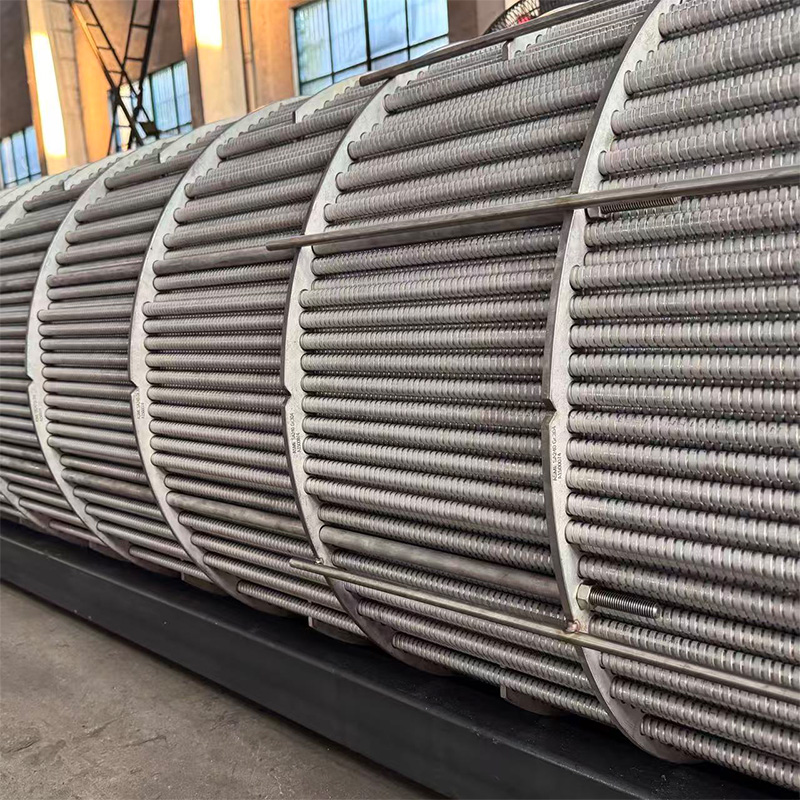 Пучок гофрированных труб из нержавеющей стали 316, высокая эффективность теплообмена, коррозионностойкий сердечник теплообменника на заказ для химической промышленности