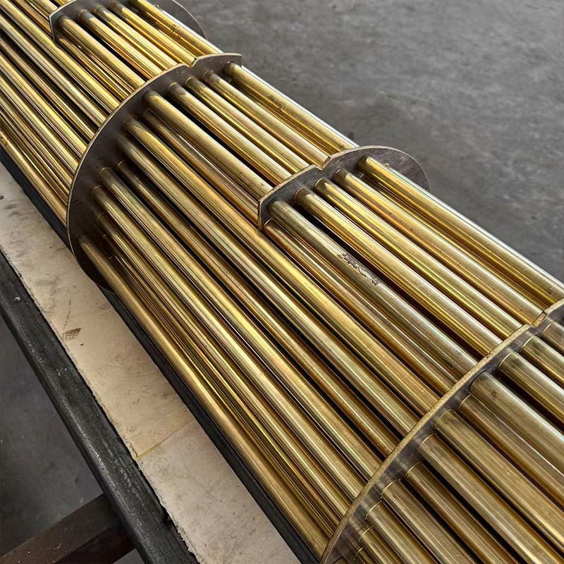 Пучок теплообменных труб из морской латуни C46400, устойчивый к коррозии в морской воде, специализированное изготовление на заказ для судовых конденсаторов