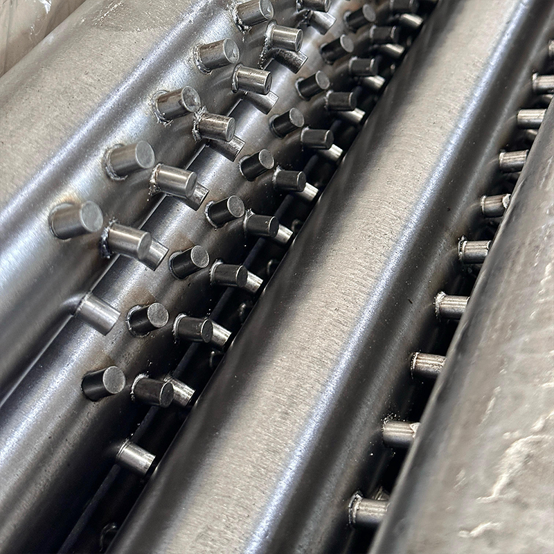 Теплообменная труба с шипами из легированной стали, специализированная высокоэффективная теплообменная труба на заказ для утилизации тепла на электростанциях