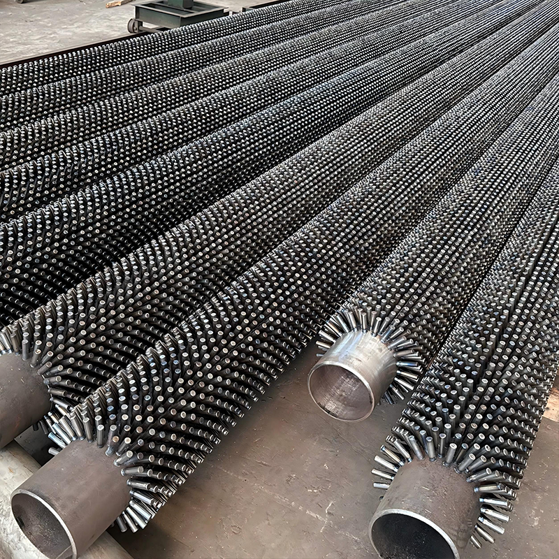 Теплообменная труба с шипами из углеродистой стали, высокоэффективный усиленный теплообмен, специализированная теплообменная труба на заказ для промышленных котлов